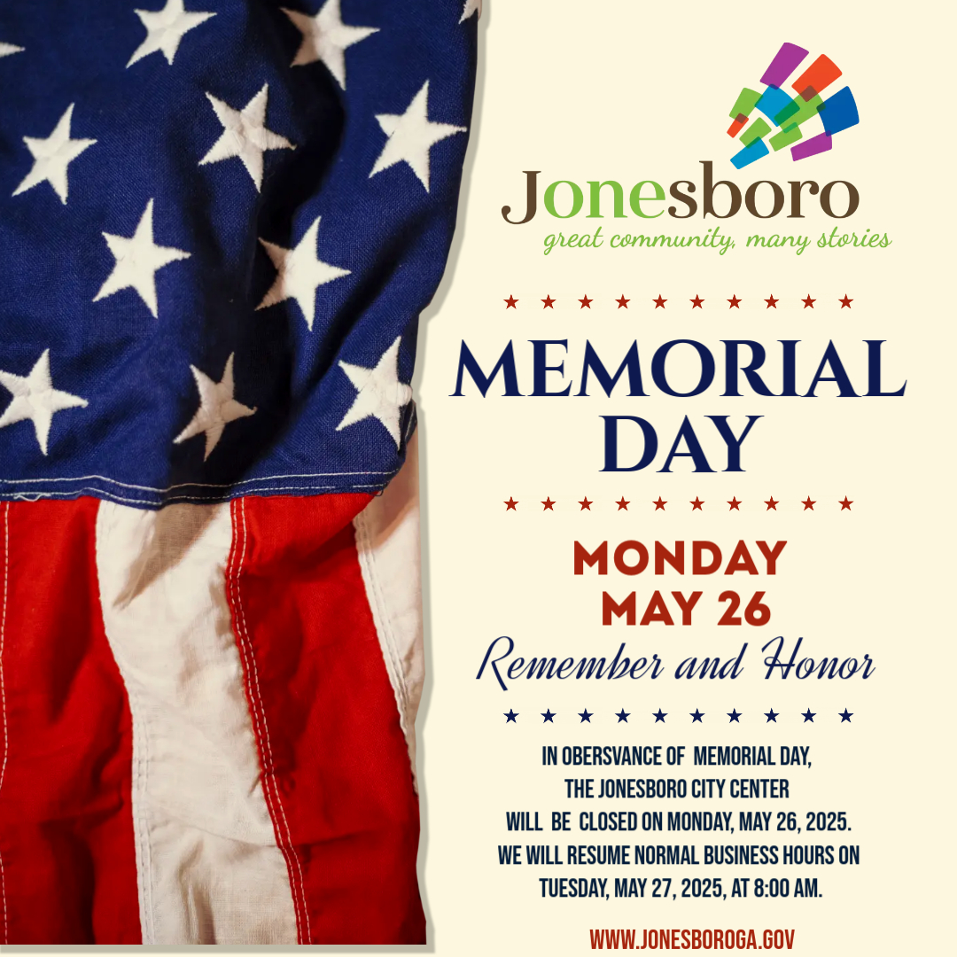 Memorial Day Closure